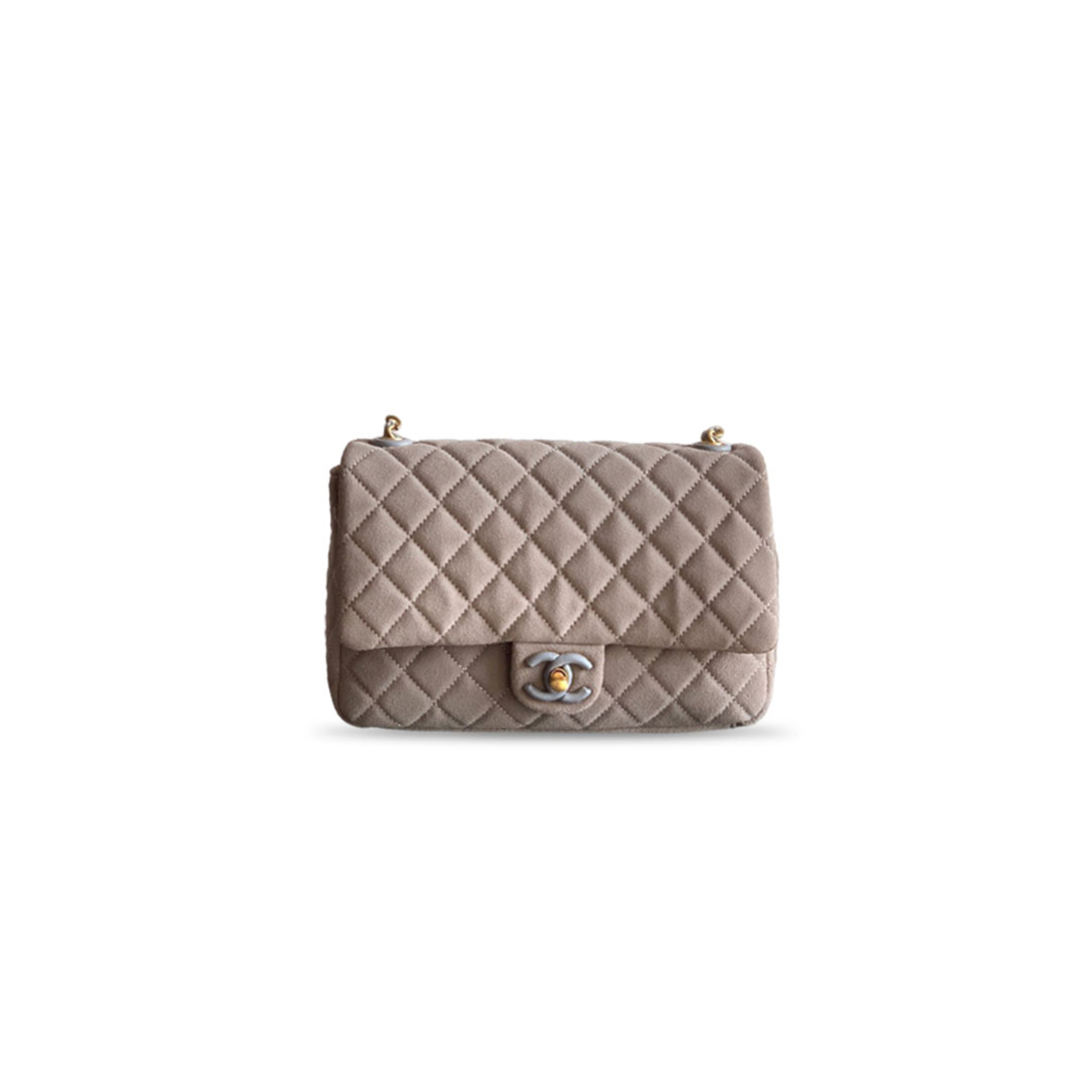 Ch**el 26c suede cf medium bag as5989 (24*17*7cm)